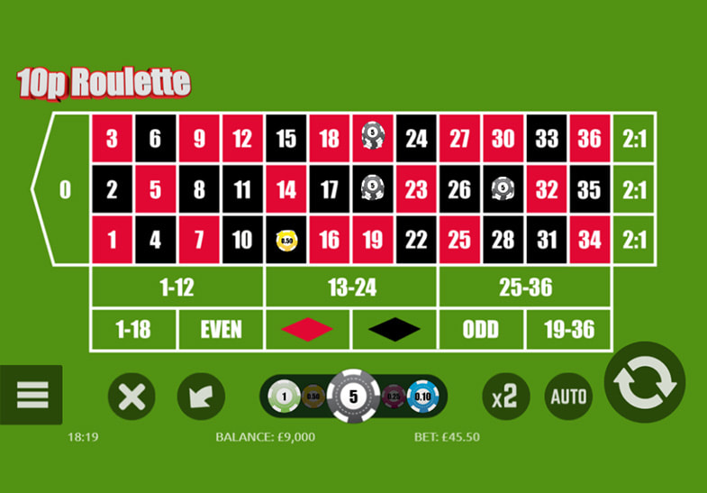Teste 10p Roulette als kotenlose Demo-Version.