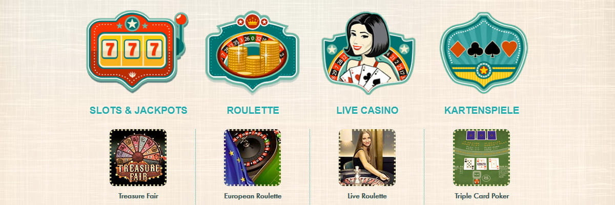 Live Casino mit Spielen von Pragmatic Play und Evolution Gaming
