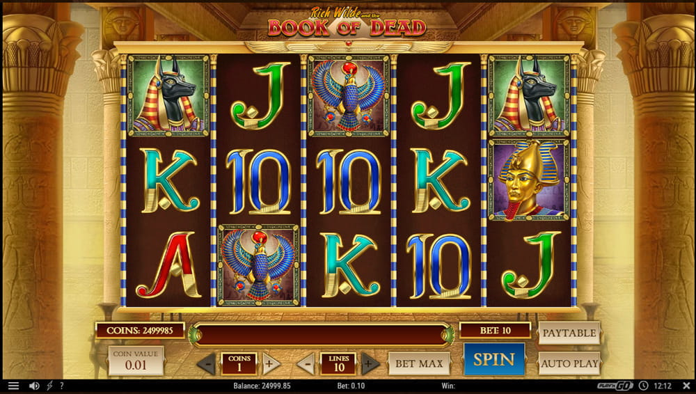 Der Book of Dead Slot im AmunRa Casino
