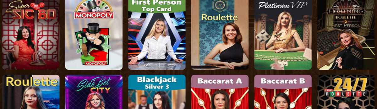Das AmunRa Casino bietet eine Vielzahl spannender Live Tischspiele an.
