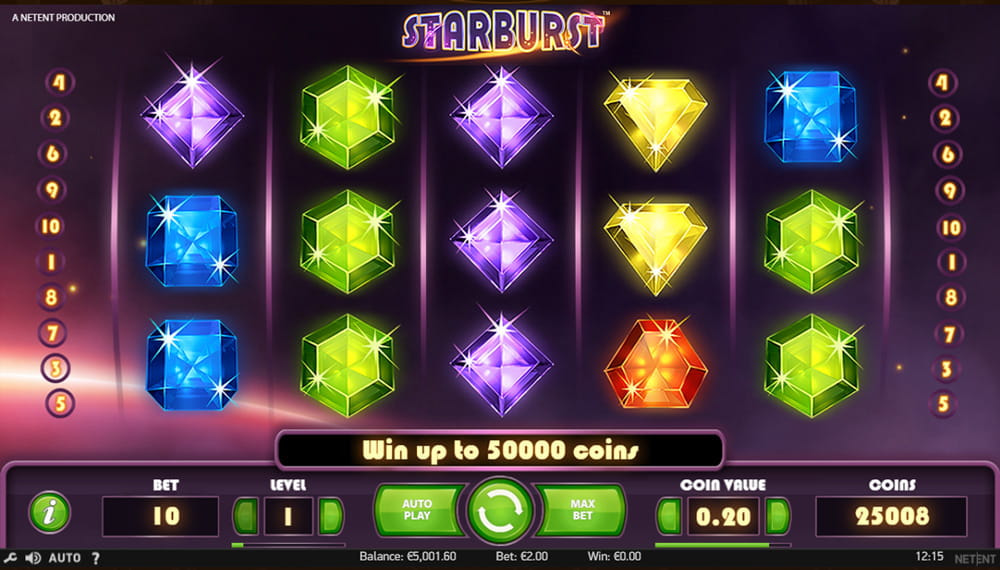 Der Starburst Slot im AmunRa Casino