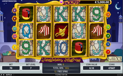 Arabian Nights Slot Freispiele
