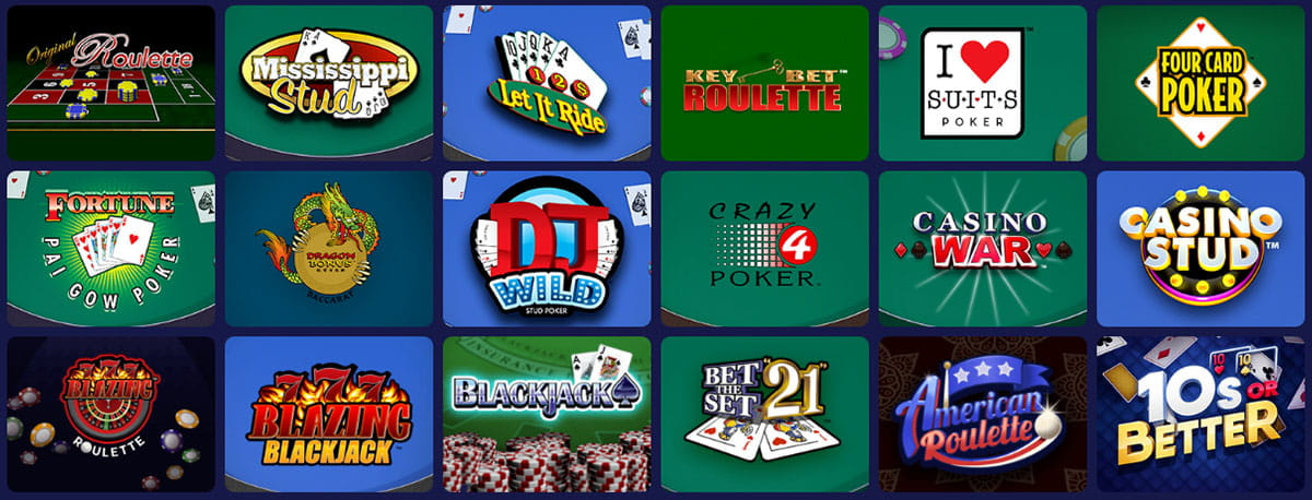 BetOriginal Roulette, Blackjack & weitere Tischspiele
