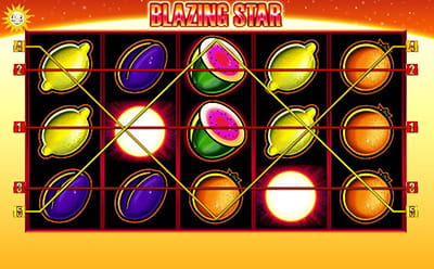 Blazing Stars in der SlotMagie Online Spielhalle.