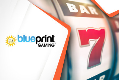 Das Blueprint Logo und ein Slot Symbol.