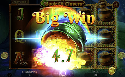 Book of Clovers Slot Bonusspiel