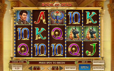 Book of Dead in der Betano Online Spielhalle.