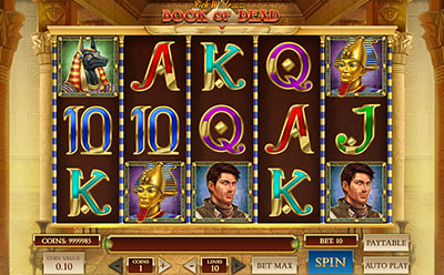 Book of Dead in der Mr Green Online Spielhalle.