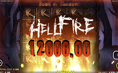 Book of Shadows Slot Bonusspiel