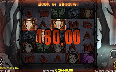 Book of Shadows Slot Mobile