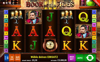 Book of the Ages im Pribet Online Casino