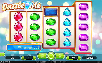 Dazzle Me im Slotsflix Online Casino