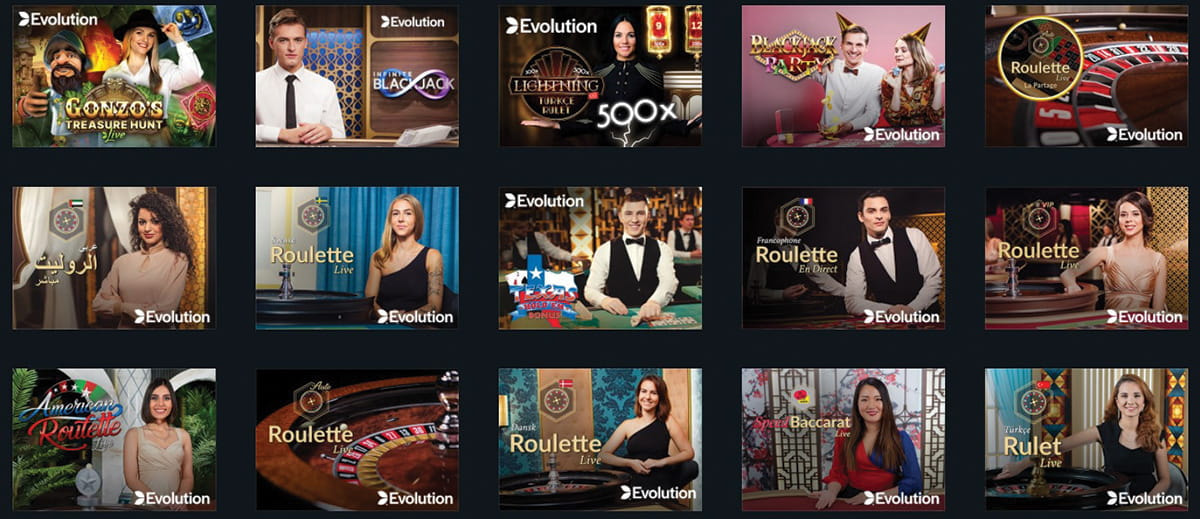 Das Evobet Casino hält viele beliebte Tischspiele für euch bereit