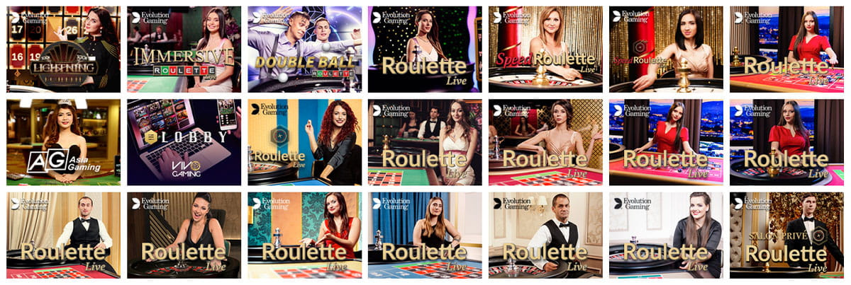 Evolve Roulette, Blackjack & weitere Tischspiele