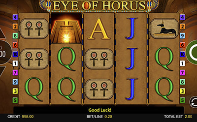 Eye of Horus in der Luna Slots Online Spielhalle