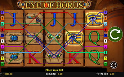 Eye of Horus im Spinamba Online Casino.
