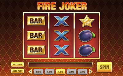 Fire Joker in der Interwetten Online Spielhalle