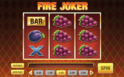 Fire Joker in der Jackie Jackpot Online Spielhalle