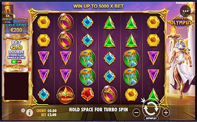 Gates of Olympus im Lucky Dreams Online Casino.