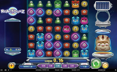 Spielt jetzt den Reactoonz Slot im GG.BET Casino.