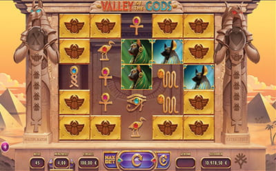 Spielt jetzt den Valley of The Gods Slot im GG.BET Casino.