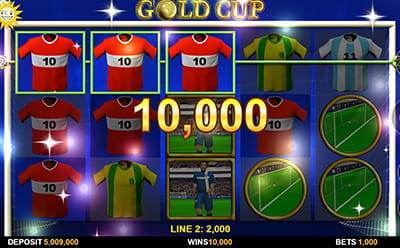 Gold Cup Bonusspiel.