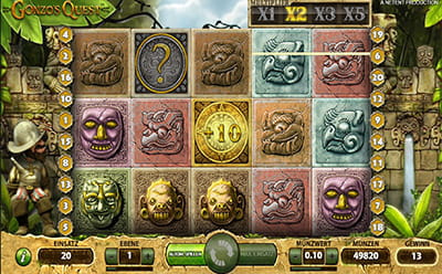 Der Slot Gonzo’s Quest von NetEnt.