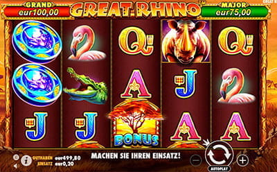 Der Spielautomat Great Rhino
