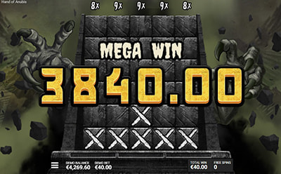 Hand of Anubis Slot Bonusspiel