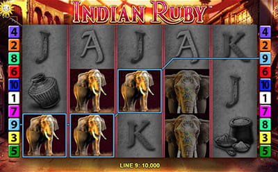 Indian Ruby Slot Expanding Symbole
