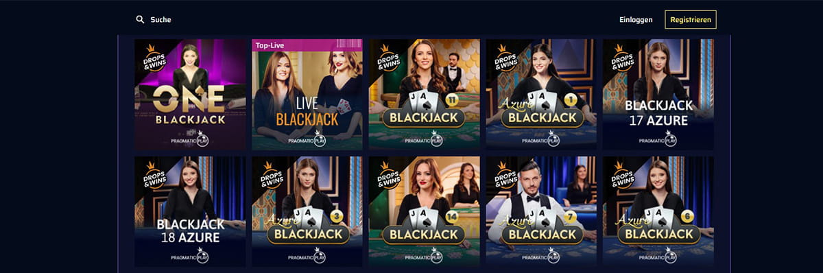 Justbit Roulette, Blackjack & weitere Tischspiele