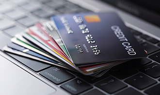 Kreditkarten Zahlungen in Online Casinos.