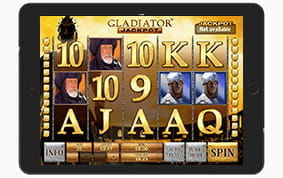 So sieht das Ladbrokes Casino auf dem Tablet aus