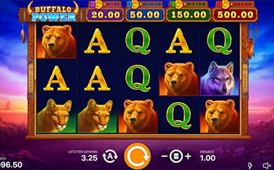 Der Buffalo Power: Hold and Win Slot von Playson.