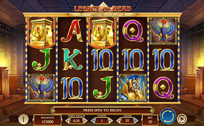 Legacy of Dead im LeoVegas Online Spielhalle.