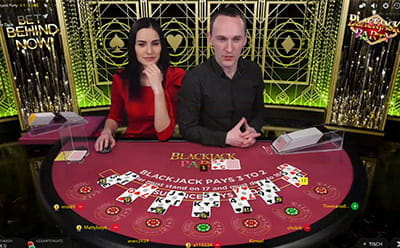 Low Stakes BlackJack gegen echte Dealer 