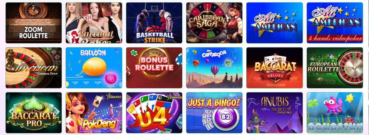 Das Lucy's Casino bietet viele Tischspiele an.