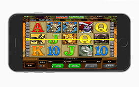 Der Jackpot Slot Mega Moolah auf der Novibet Mobile App