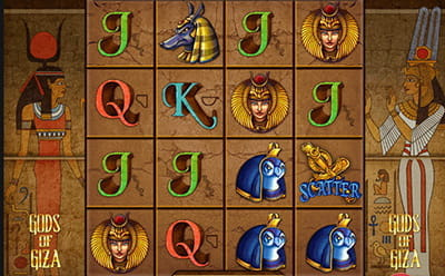 Den Microgaming Spielautomat Gods of Giza bei Betway Casino spielen