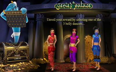 Millionaire Genie Slot Freispiele des Playtech Spielautomats.