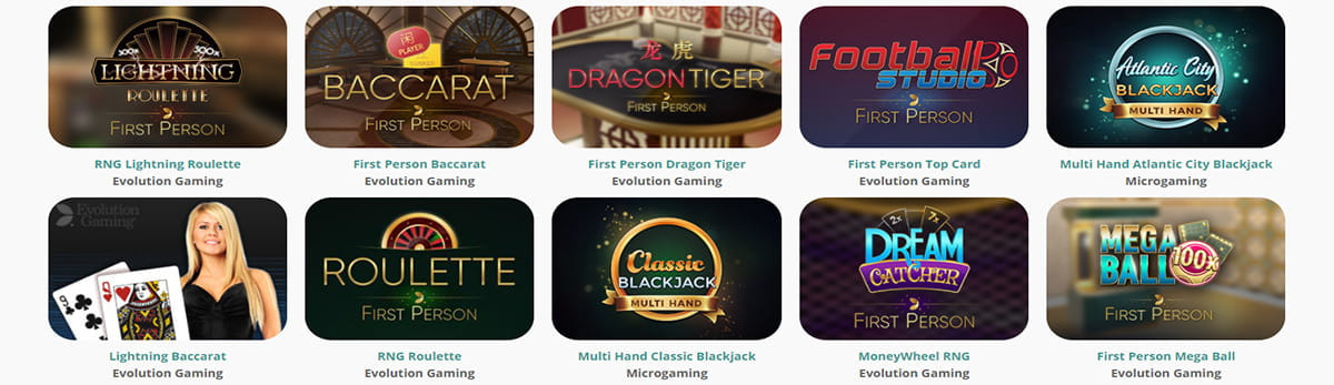 Das MoiCasino bietet eine vielfältige Auswahl an Tischspielen.