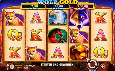 Der Slot Wolf Gold.