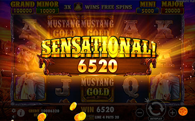 Mustang Gold Slot Bonusspiel