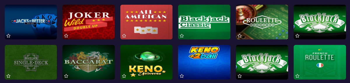 Im Ocean Breeze Casino habt ihr die Wahl zwischen verschiedenen Tischspielen wie Blackjack, Roulette und Video Poker.