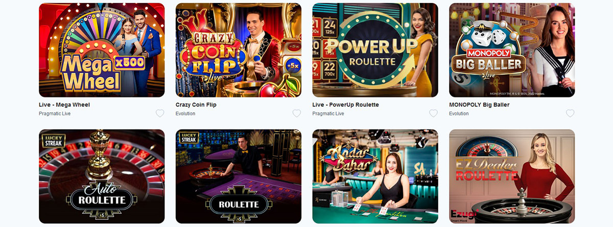 OxiCasino Roulette, Blackjack & weitere Tischspiele