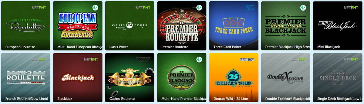 Neben der riesigen Slotauswahl findet ihr im PlayFrank Casino etliche Tisch- und Kartenspiele und weitere interessante online Games.