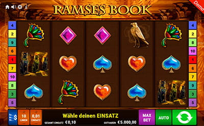 Ramses Book im Palmslots Online Casino