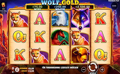 Der Slot Wolf Gold ist einer der bekanntesten im RANT Casino.
