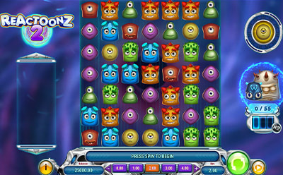 Reactoonz 2 im ZetCasino.