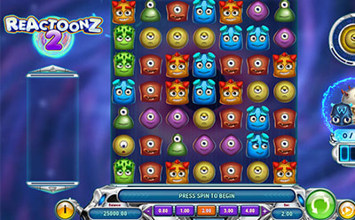 Reactoonz 2 in der MagicRed Online Spielhalle.